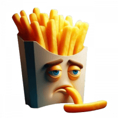 Funny French Fries Emoji