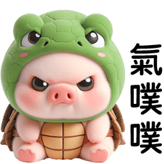 Piggy Turtle so cute [TW]