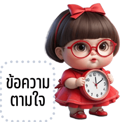 Message Stickers: Taptim cute girl