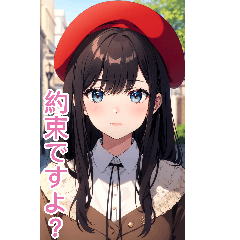 Anime Painter Girl 2 (Daily Language 1)