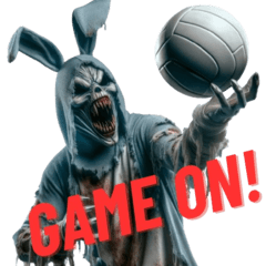 Volleyball of Horror Rabbit