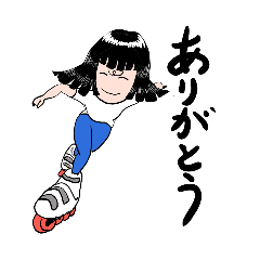 インラインスケート少女2