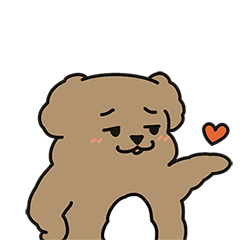 Baby Poodle Damong's emotions