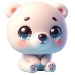 Cute Polar Bear Moo Moo