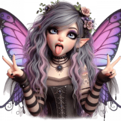 Emoji Goth Fairy yang Ambigu