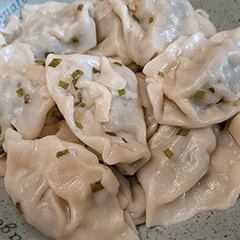Food Series : Dumplings #1 Garlic Chives