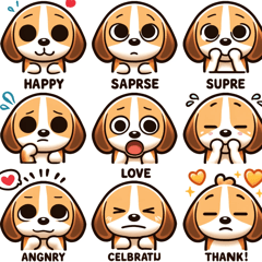 Beagle Emotions