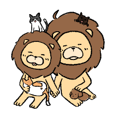 Daily life of the lion couple - 1