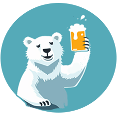 daily stickers of Uncle Polar Bear No.1
