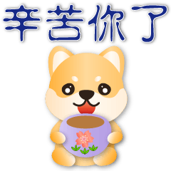 Cute Shiba--commonly used phrases
