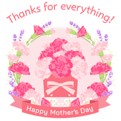 Happy Mother's Day & Birthday -Flowers