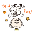 Stiker Animasi Snoopy: Heboh