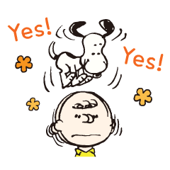 Snoopy สติกเกอร์ดุ๊กดิ๊กไม่พัก