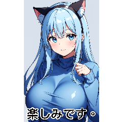 Anime Cat-eared Girl 4 Daily Language 4