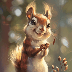 Cute Squirrel kun