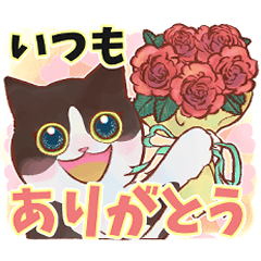 cats with roses