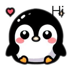 Cute penguin stickers R