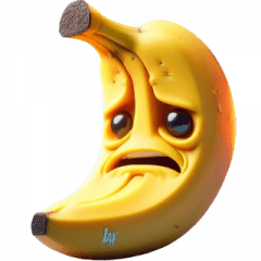 Emoji de Banana Engraçado 2