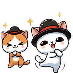 kawaii cat sticker!!