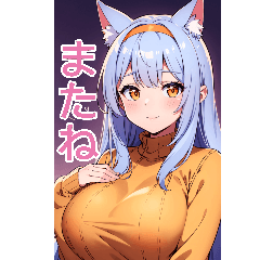 Anime Cat-eared Girl 5 Daily Language 3