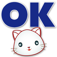 Cute white cat - Commonly used phrases