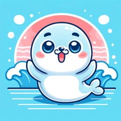 Seal Expressions - Cute Cartoon Seals