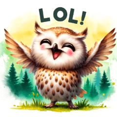 Realistic Cute Owls: Watercolor Wonders