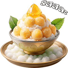 Bingsu Dessert : Sweet Toppings (Dukdik)