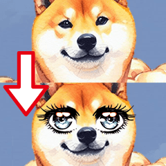 Stamp arrangement Replace eyes