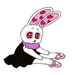 Rabbit's Emma-chan ballet lesson