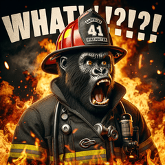 Firefighter Gorilla!