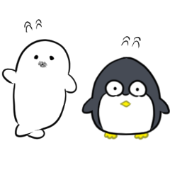 Penguin and Baby seal