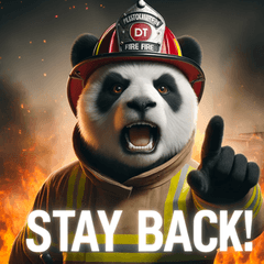 Panda Firefighter!