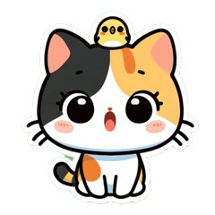 Charming Calico Cat Expressions
