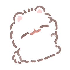 ポメラニアンもち -写真に貼れるよ-