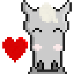 Horse Pixel Sticker