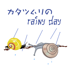 カタツムリの rainy day