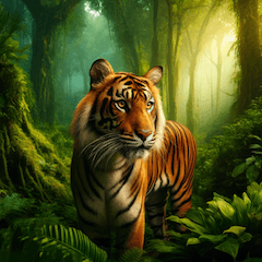 Bengal Tiger Emotion Stamps