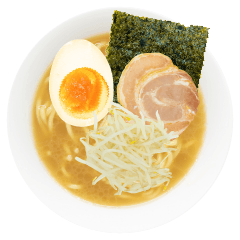 ラーメンの具を盛ってね