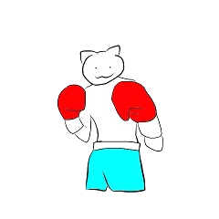 cat boxer Nyaoya