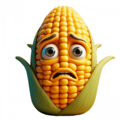 Funny Corn Stickers