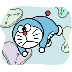Stiker Animasi Doraemon: Makin Bulat