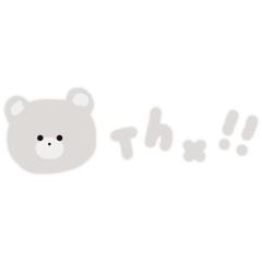 韓国　シンプルくま　bear