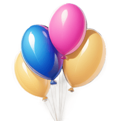 cute balloons