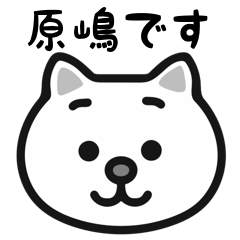 Harashima white cats sticker