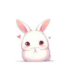 AI kawaii rabbit
