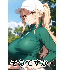Anime Golf Girl (daily language 4)