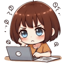 Girl very busy – LINE stickers | LINE STORE