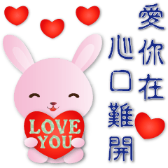Q Pink Rabbit--I love you