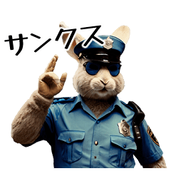 American Police Sunglasses Rabbit